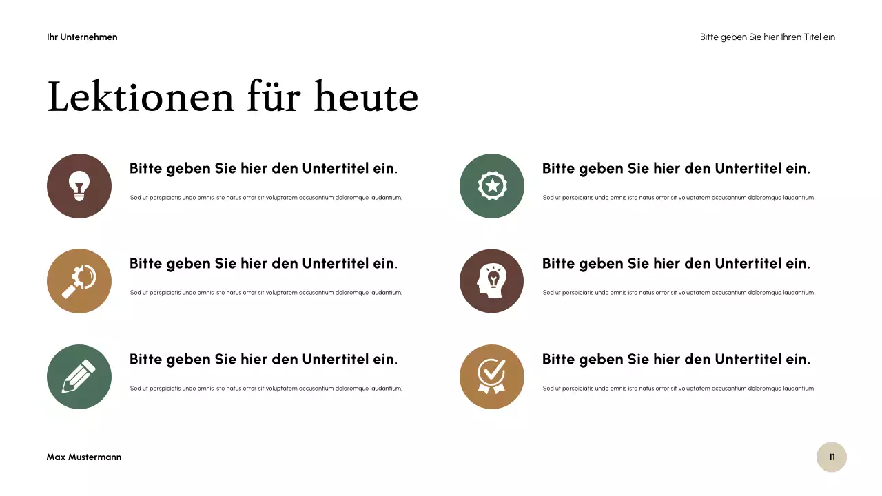 Grey Classic Crisis Präsentation