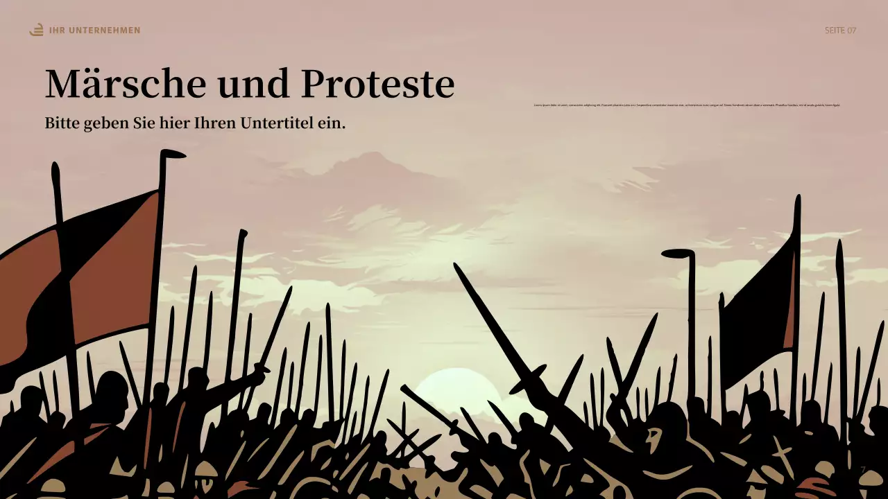 Beige Abstrakte Gleichheit Präsentation