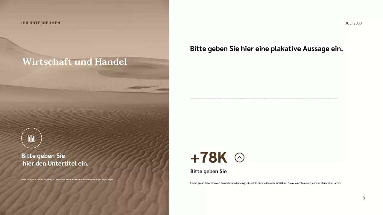 Beige Classic Civilization Präsentation