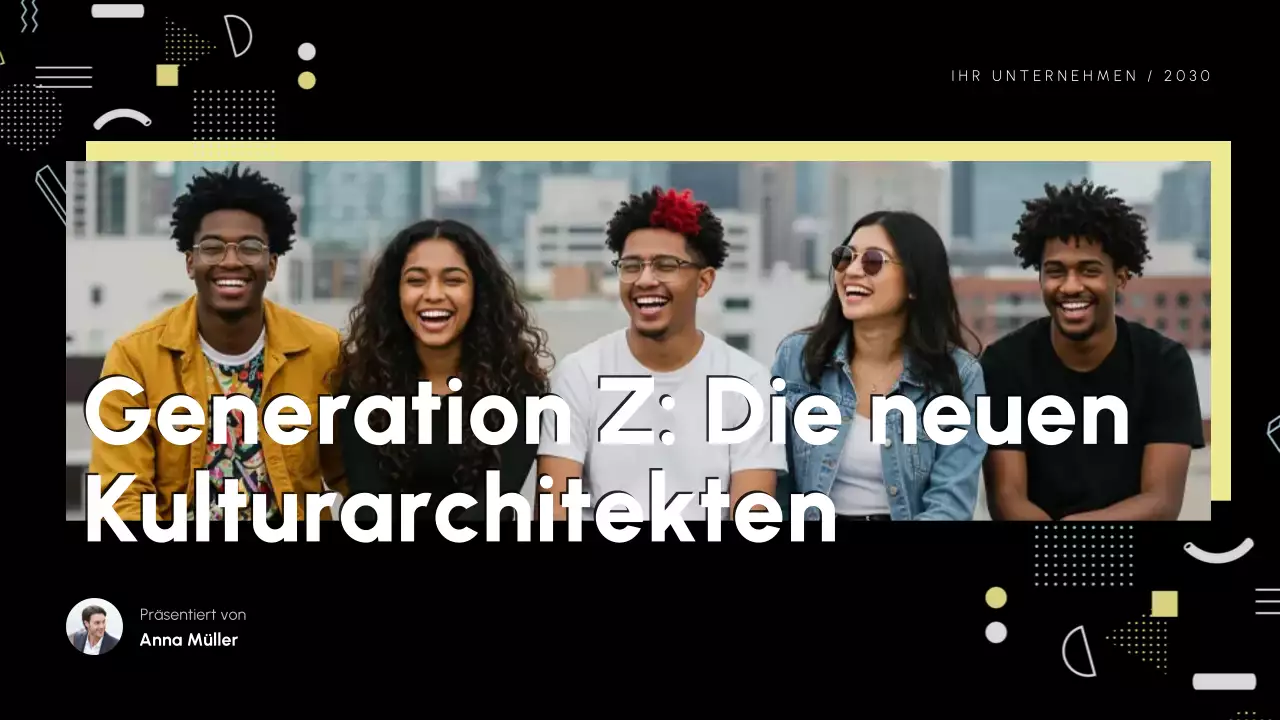 Präsentation der modernen schwarzen Kultur