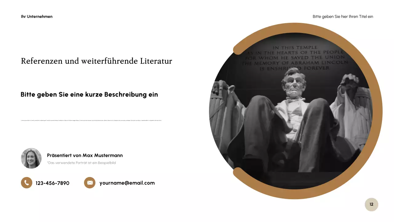 Grey Classic Crisis Präsentation