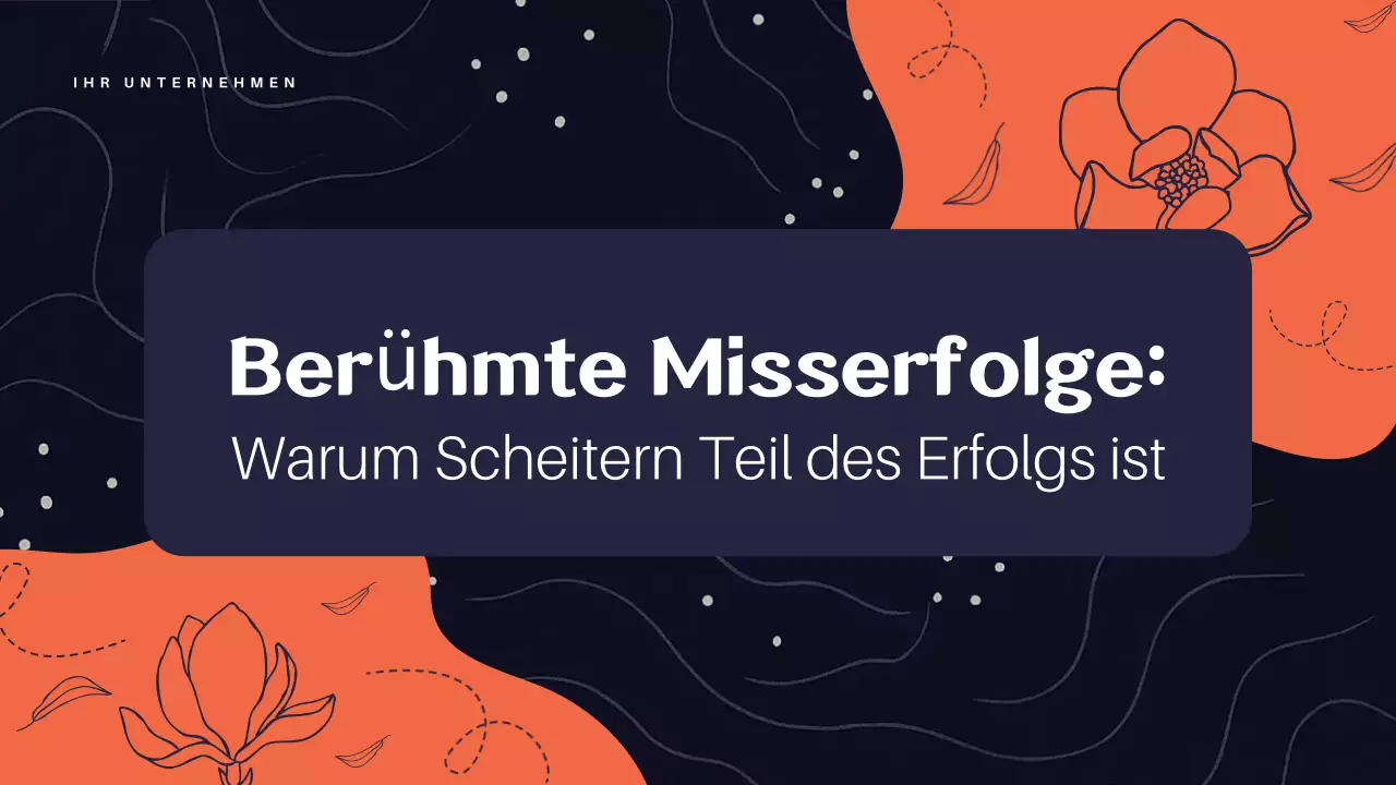 Orange Abstract Erfolgsvortrag Präsentation