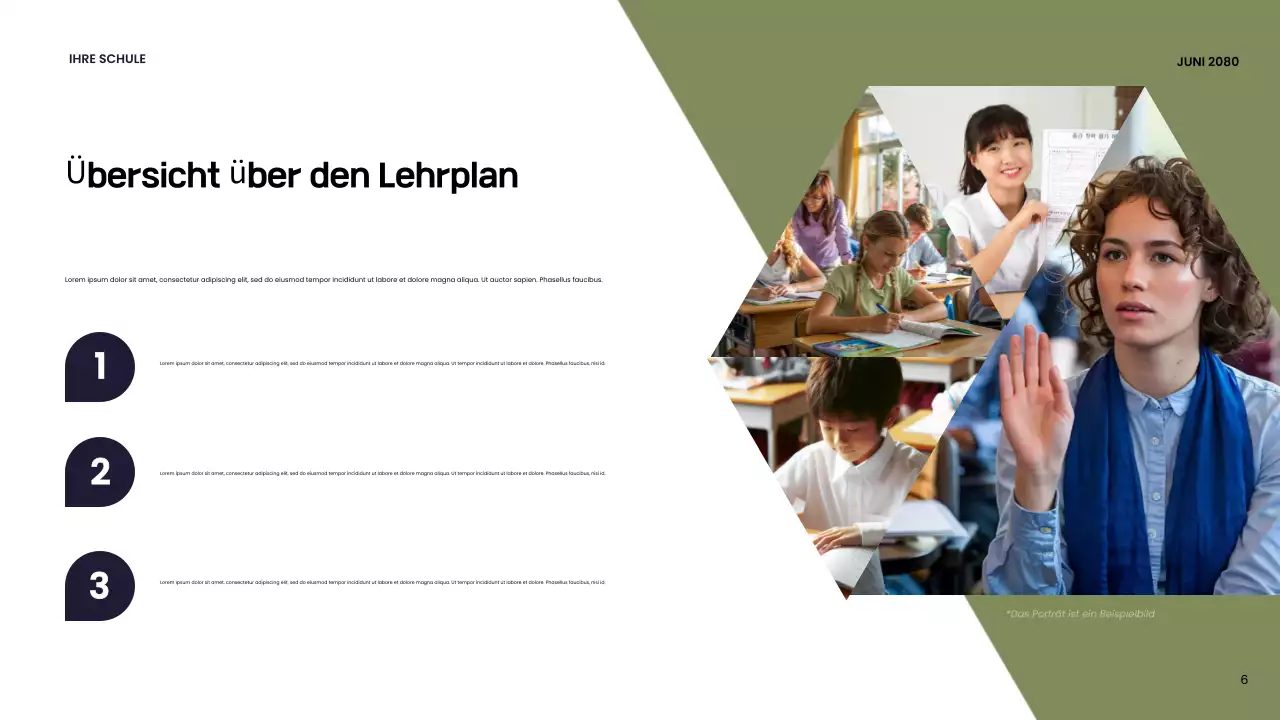 Orange Modern School Präsentation