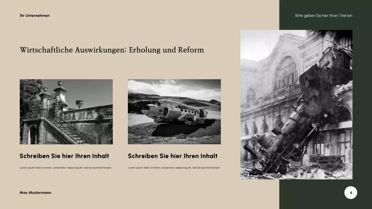 Grey Classic Crisis Präsentation