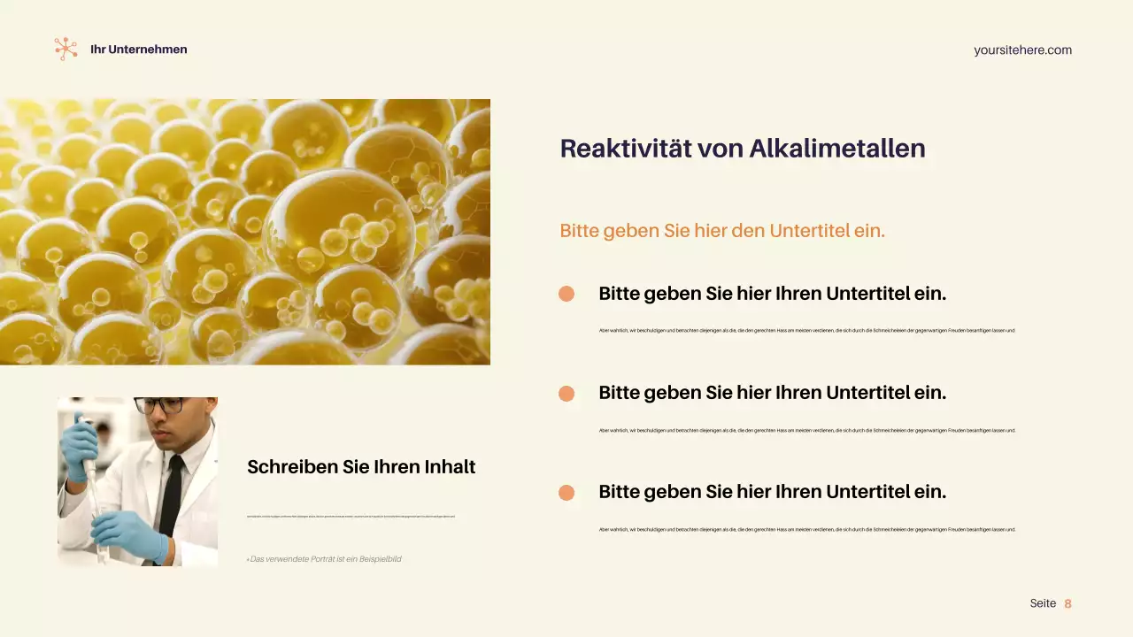 Lila Moderne Wissenschaft Präsentation