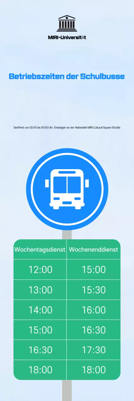 Sky Blue Clean School-Aktion