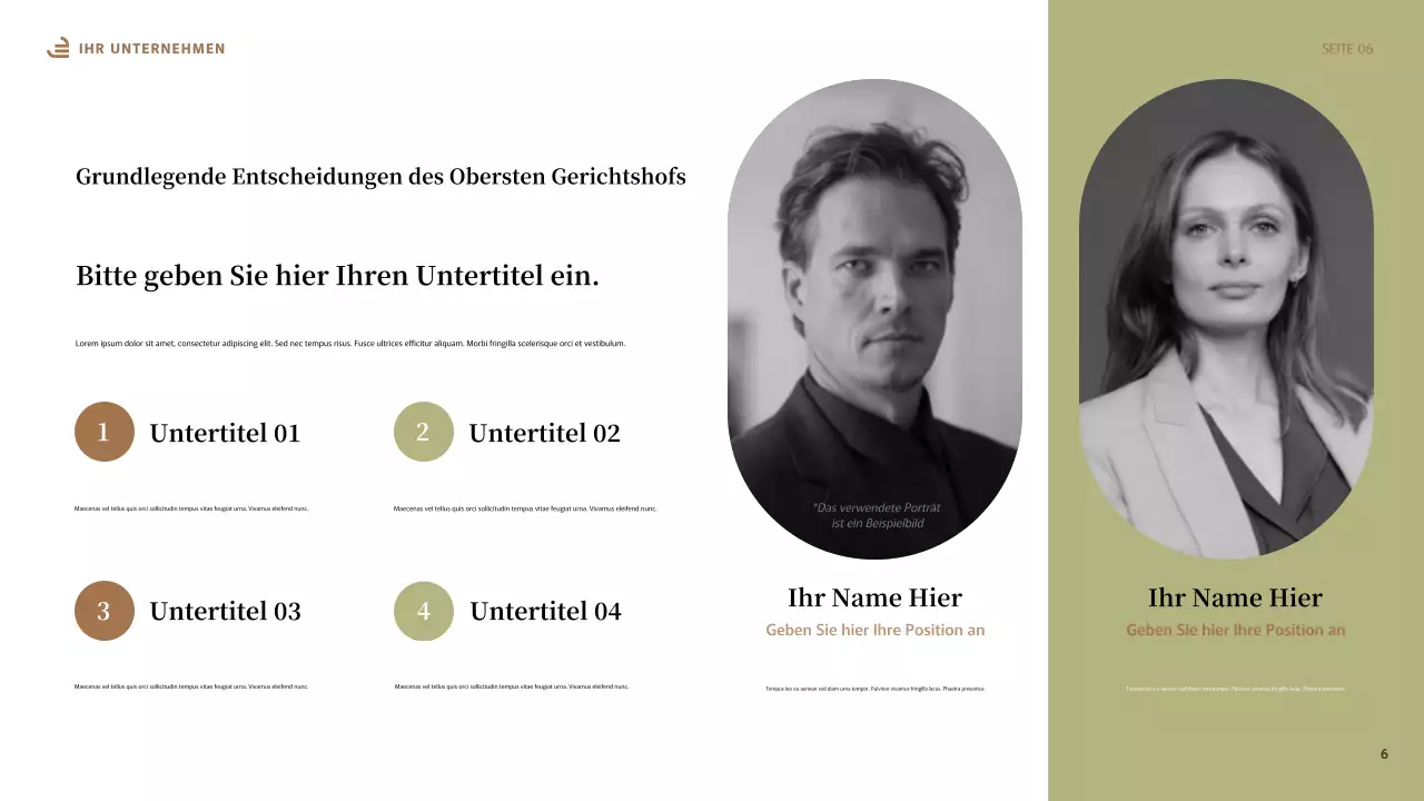 Beige Abstrakte Gleichheit Präsentation