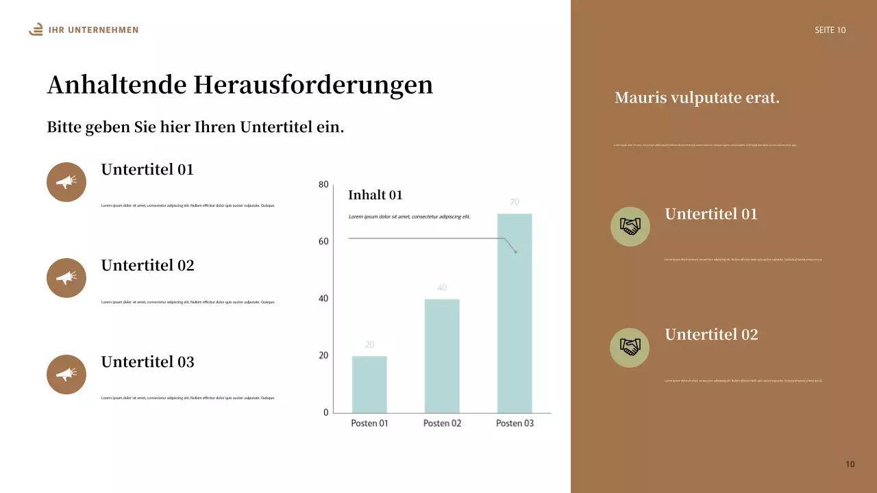 Beige Abstrakte Gleichheit Präsentation