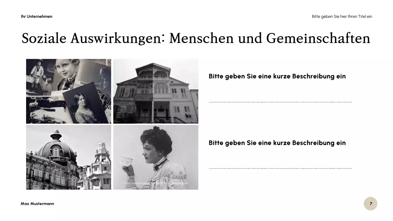 Grey Classic Crisis Präsentation