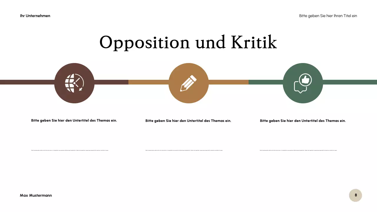 Grey Classic Crisis Präsentation