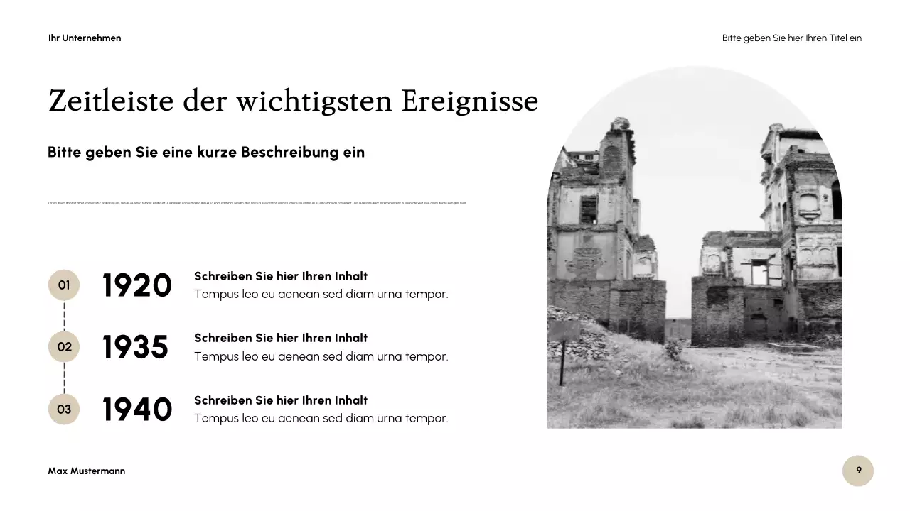 Grey Classic Crisis Präsentation