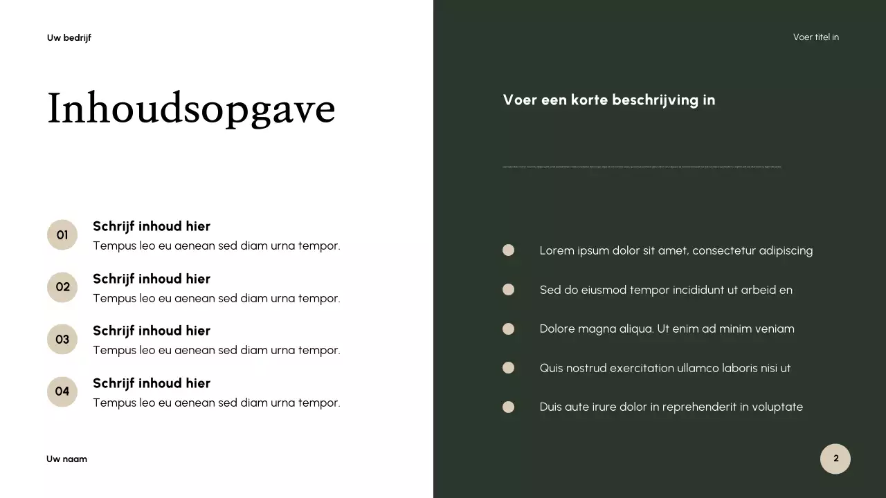 Grey Classic Crisispresentatie