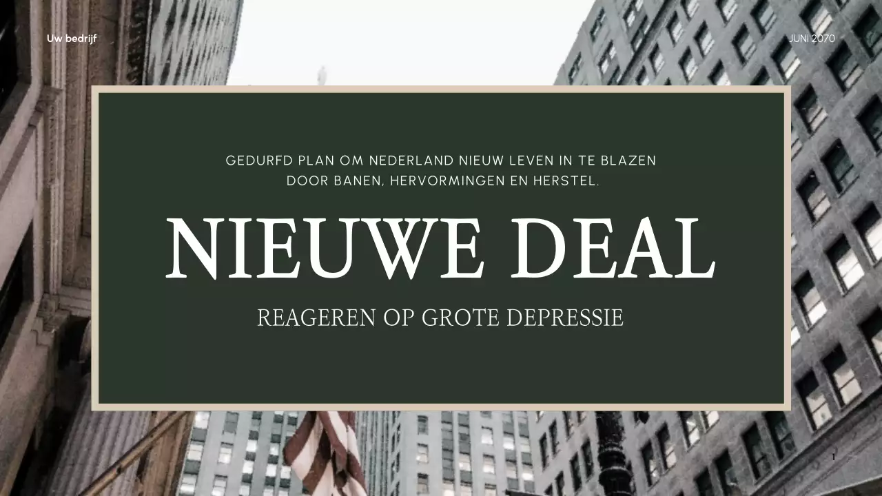 Grey Classic Crisispresentatie