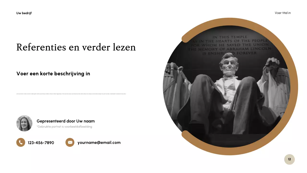 Grey Classic Crisispresentatie