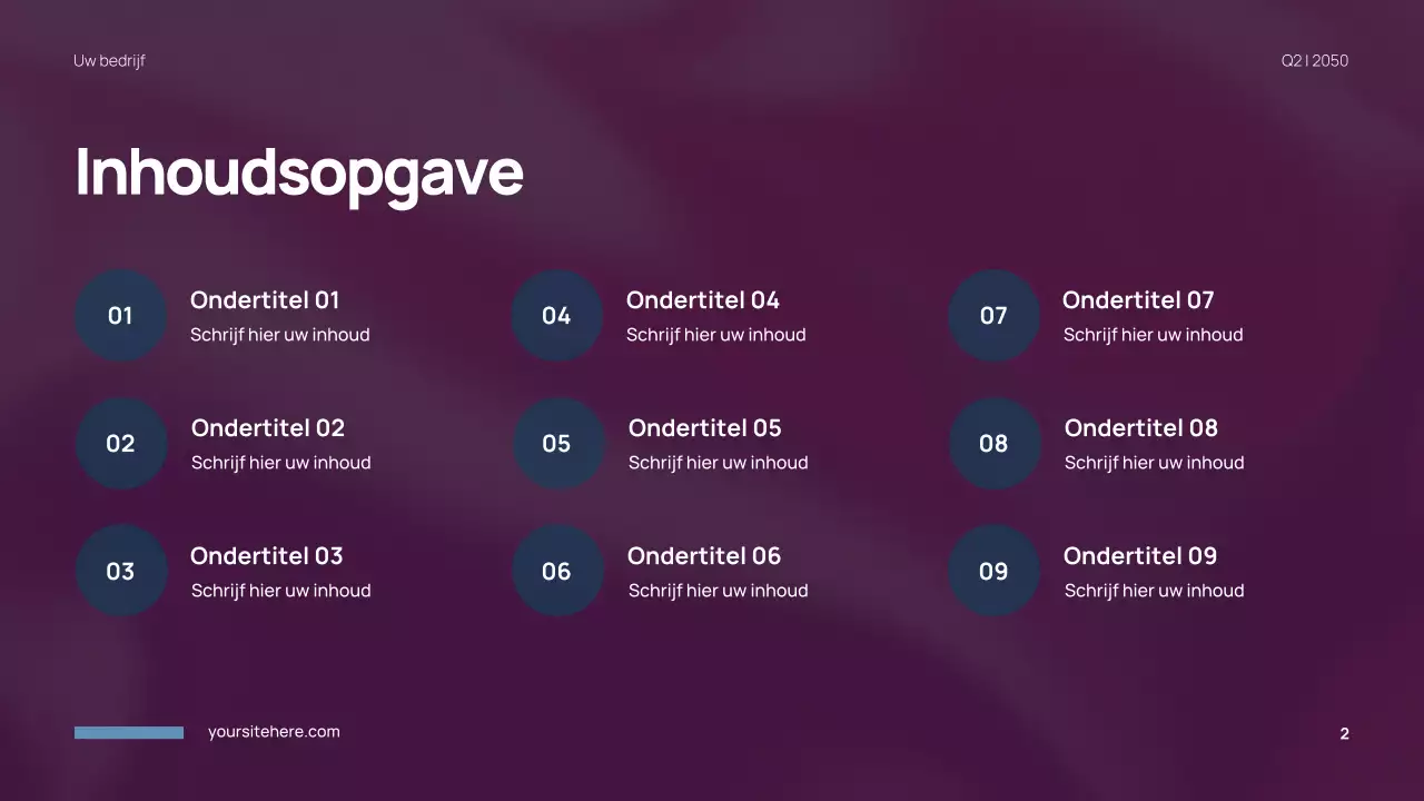 Blauwe moderne anatomie presentatie