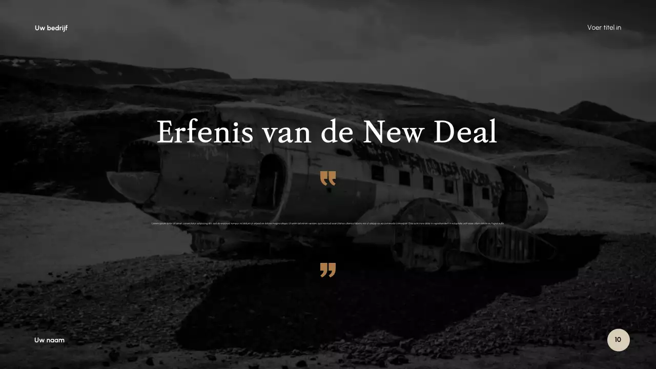 Grey Classic Crisispresentatie