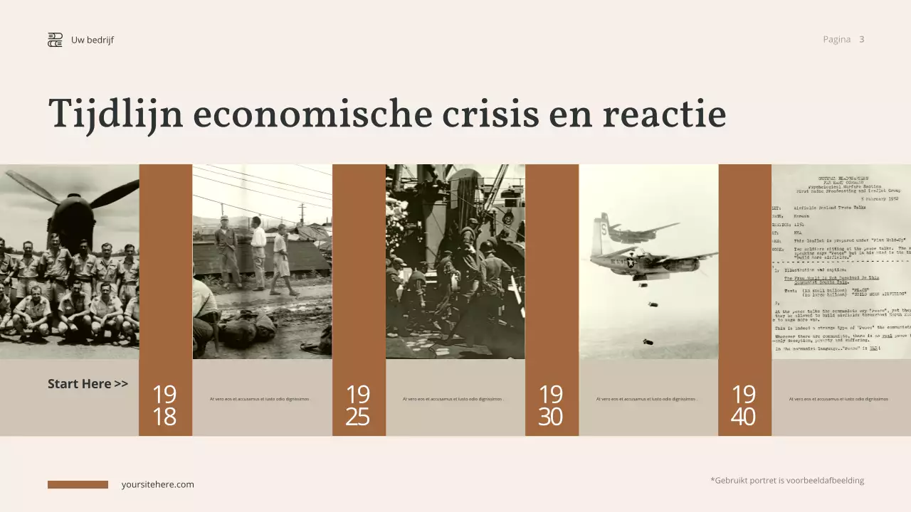 Brown Vintage Geschiedenis Presentatie