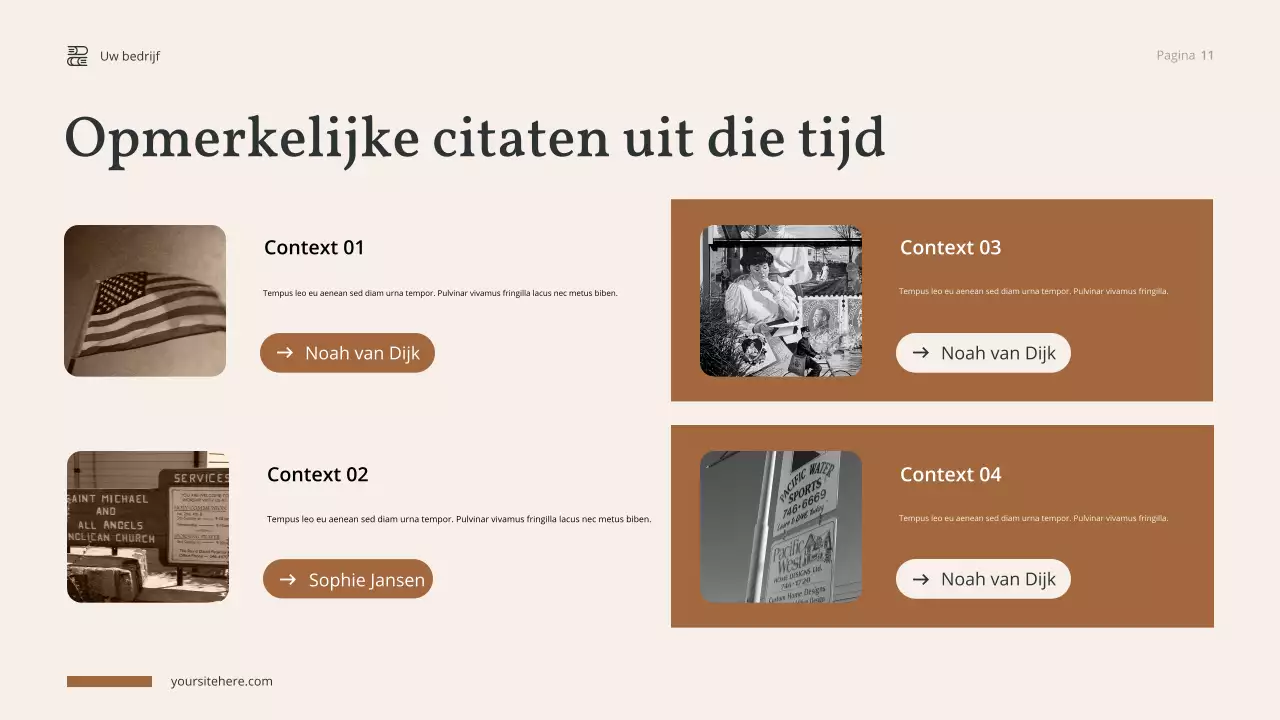 Brown Vintage Geschiedenis Presentatie