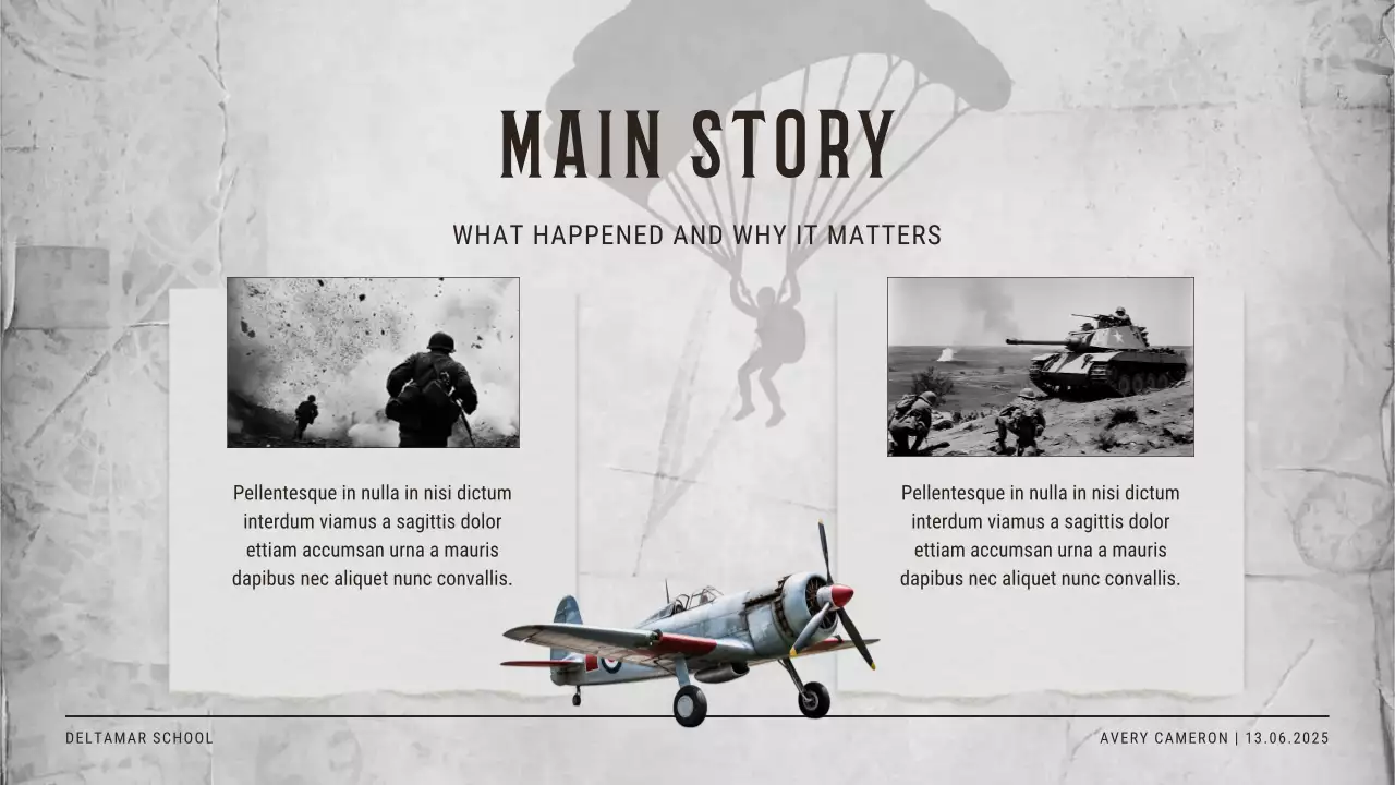 Apresentação de convite para evento histórico vintage bege