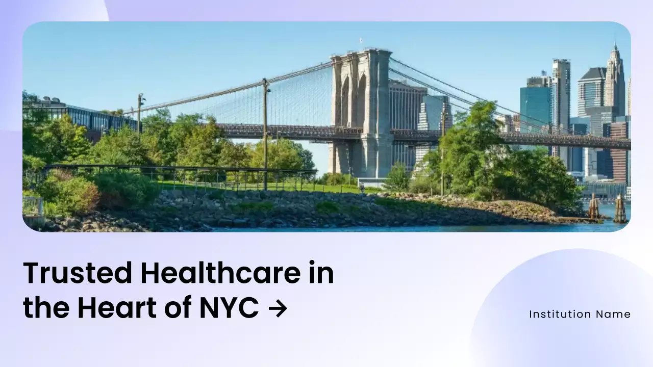 Purple Modern Healthcare Services Promotion Presentation