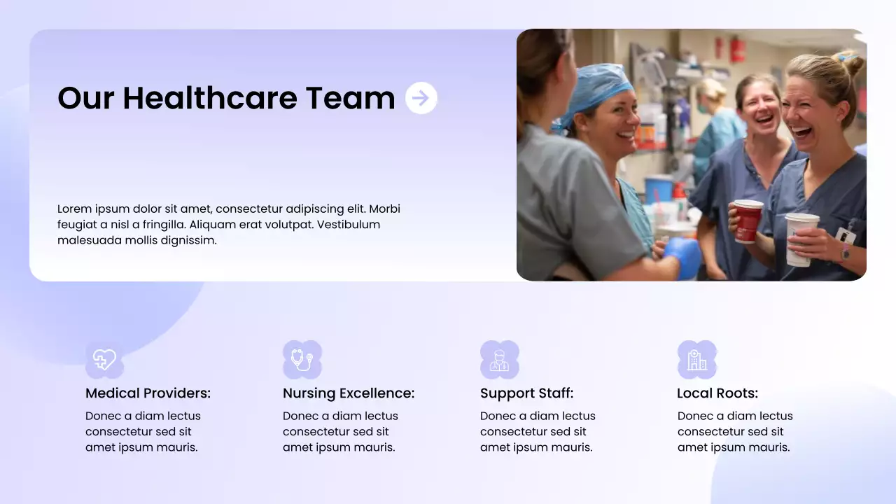 Purple Modern Healthcare Services Promotion Presentation