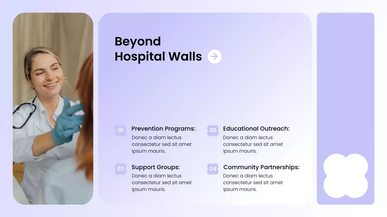 Purple Modern Healthcare Services Promotion Presentation