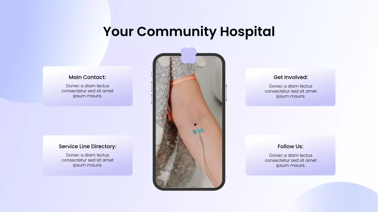 Purple Modern Healthcare Services Promotion Presentation