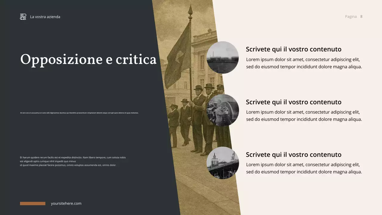 Presentazione della storia di Brown Vintage