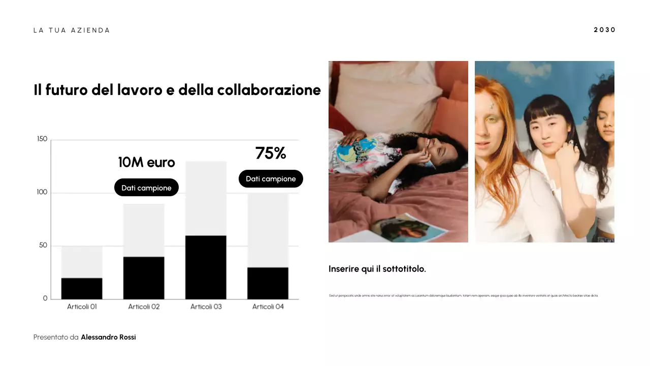 Presentazione della cultura moderna nera