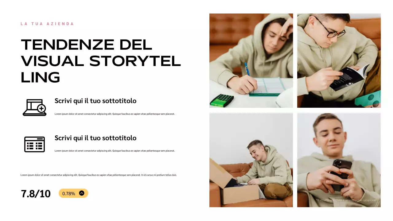 Presentazione di Blue Modern Influence