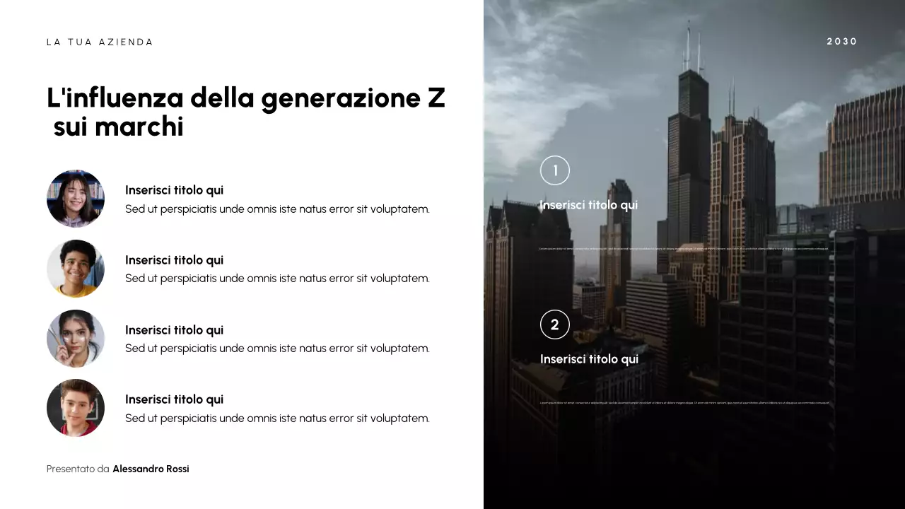 Presentazione della cultura moderna nera