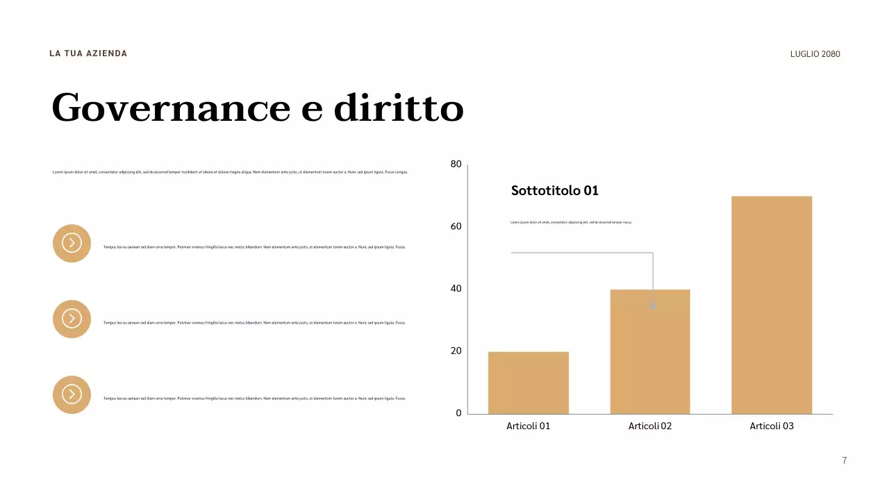 Presentazione della civiltà classica beige