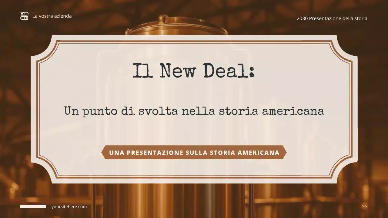 Presentazione della storia di Brown Vintage