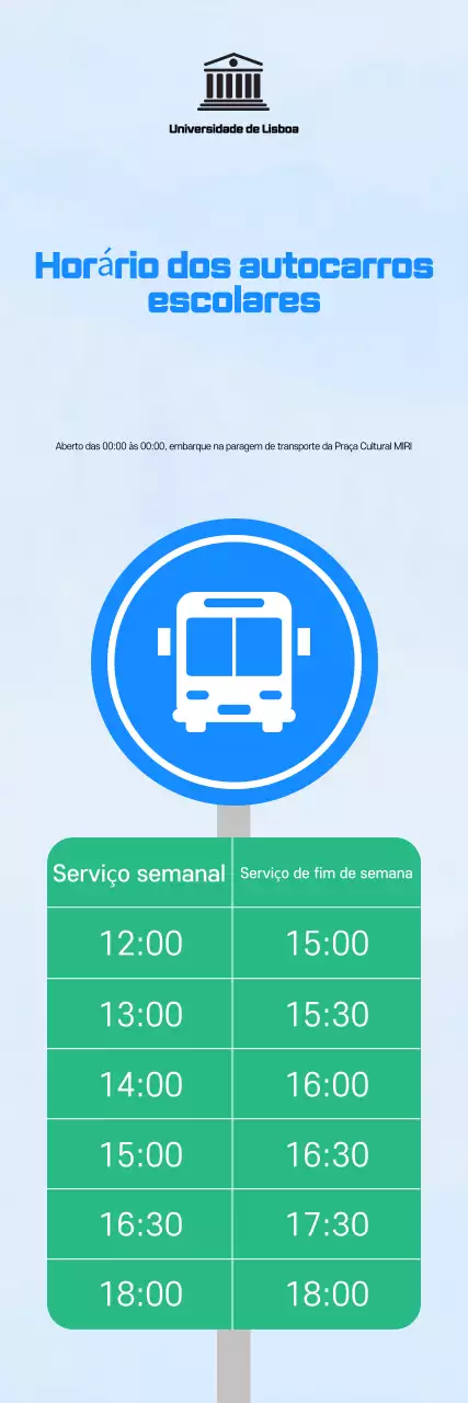 Promoção Escola Limpa Azul Celeste