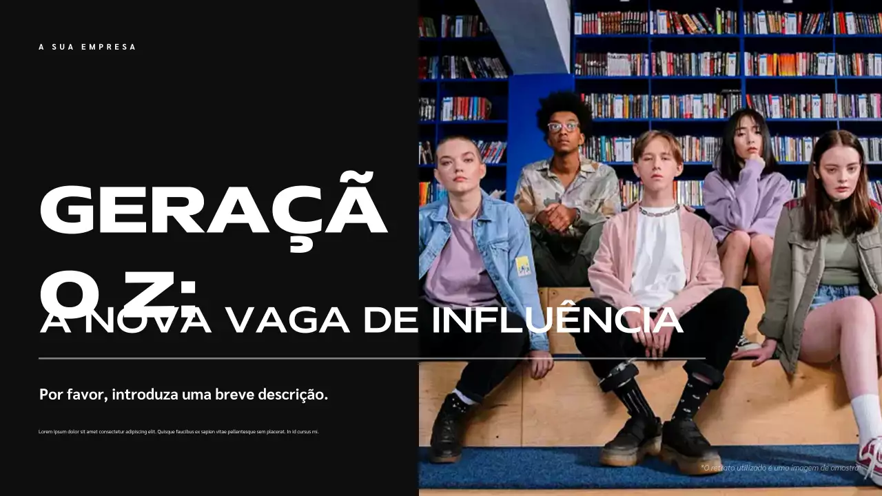 Apresentação Blue Modern Influence