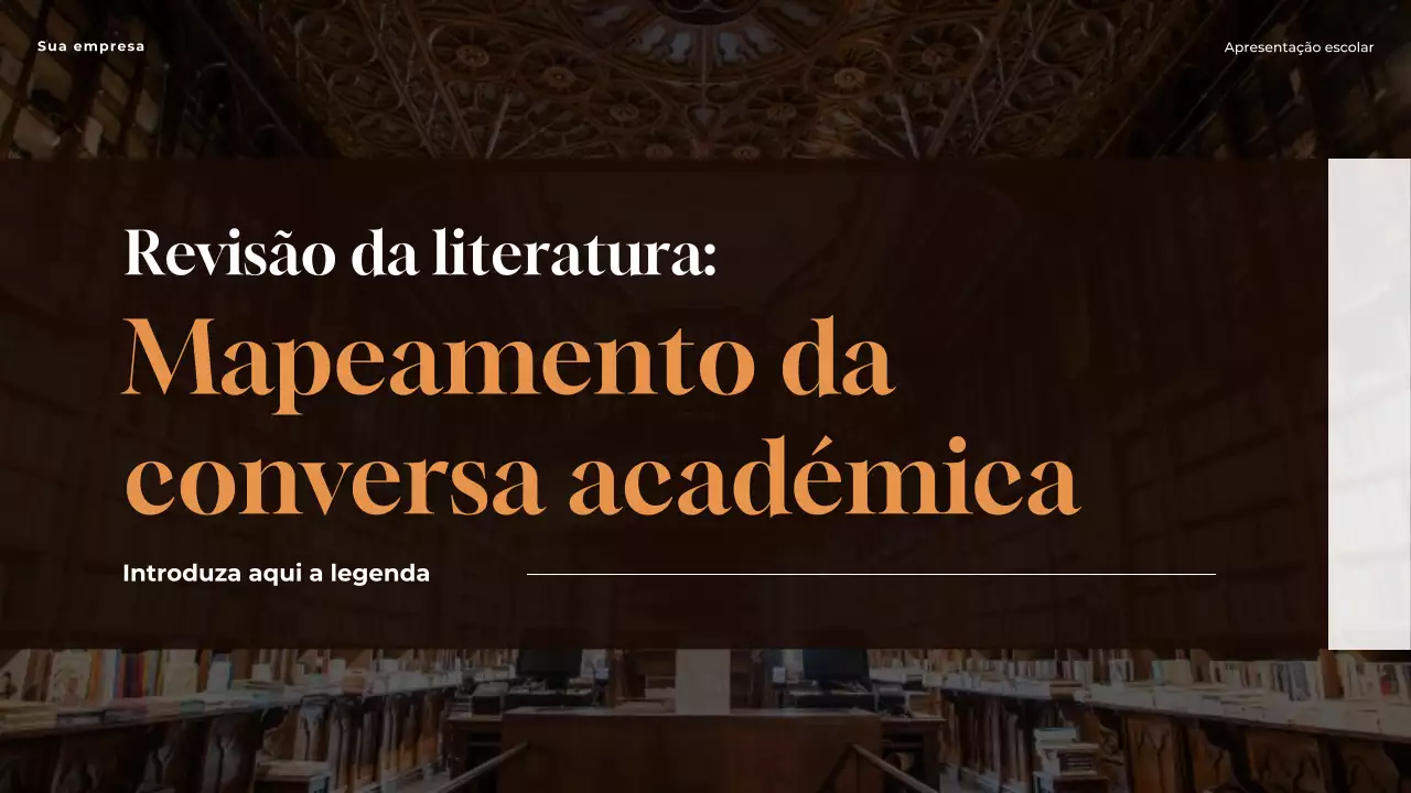 Apresentação do Brown Classic Mapeando a Conversa Acadêmica