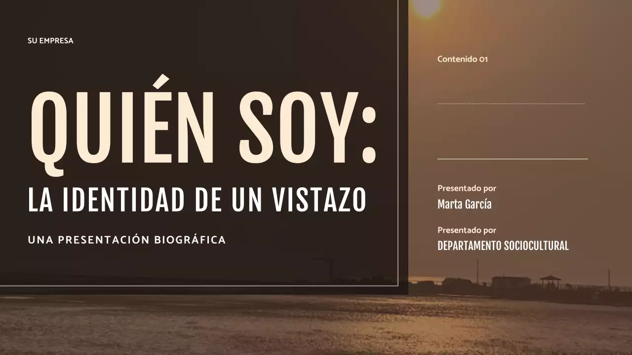 Presentación de la identidad moderna de Brown