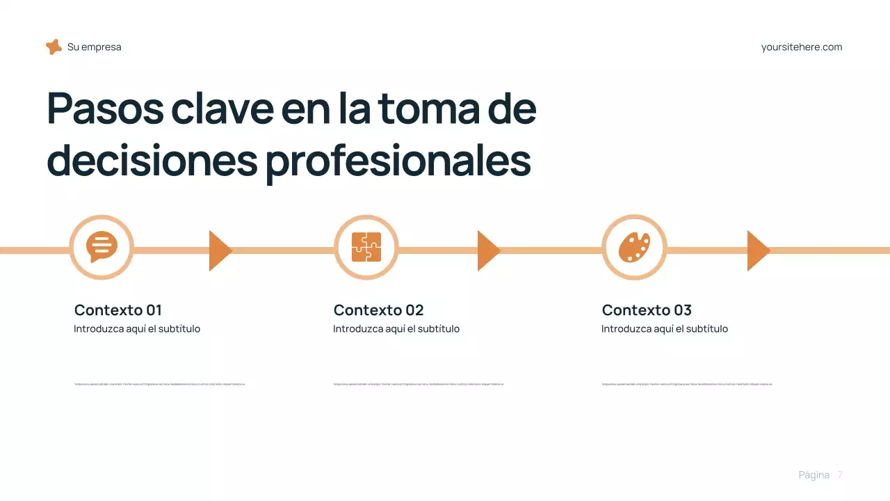 Presentación de carrera moderna azul