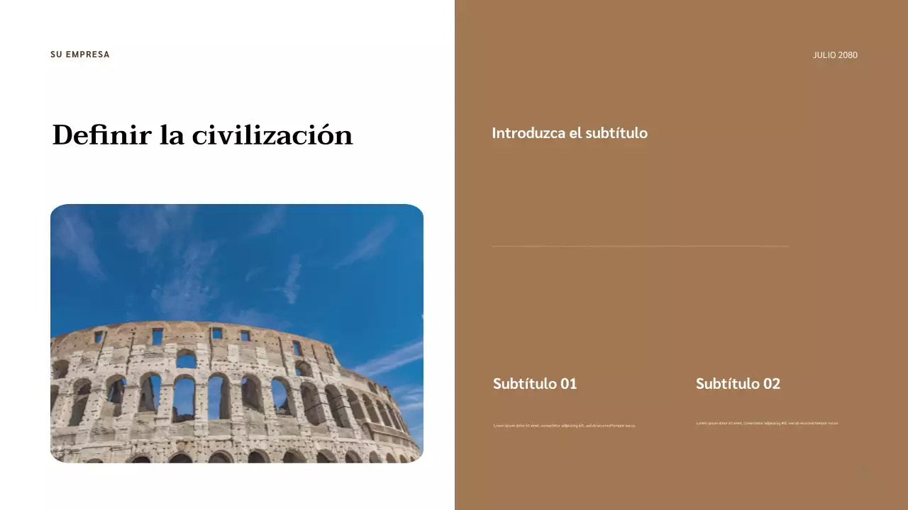 Presentación de la Civilización Clásica Beige