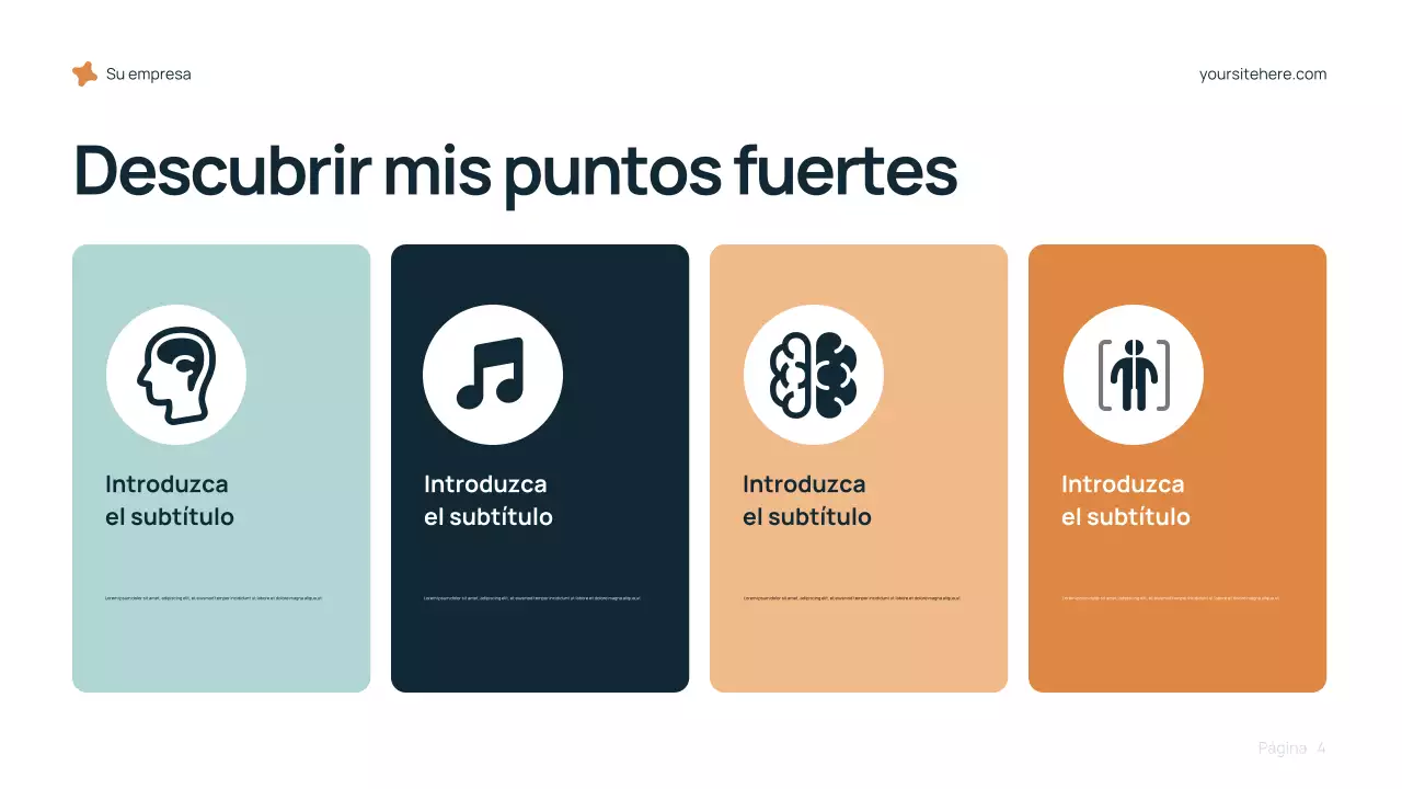 Presentación de carrera moderna azul