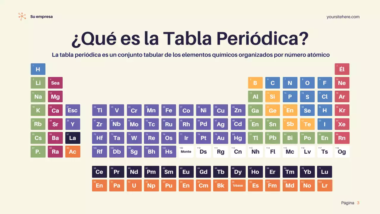 Presentación de ciencia moderna púrpura