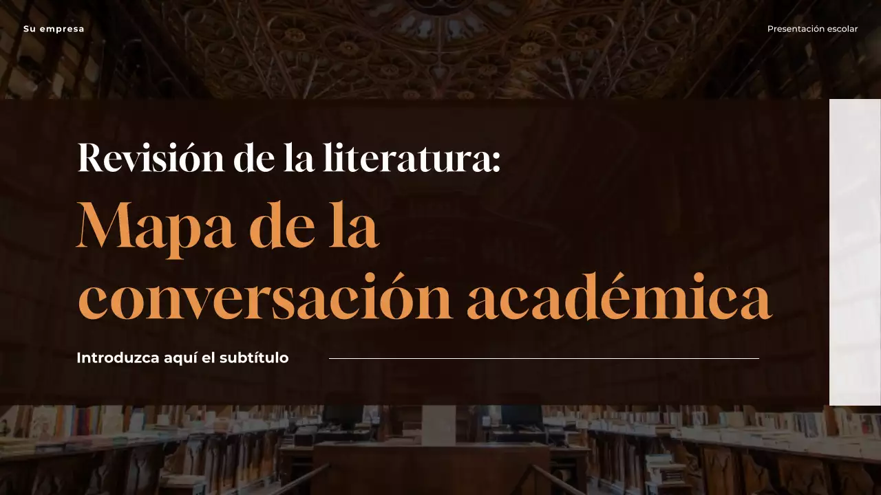 Presentación de Brown Classic: Mapeo de la conversación académica