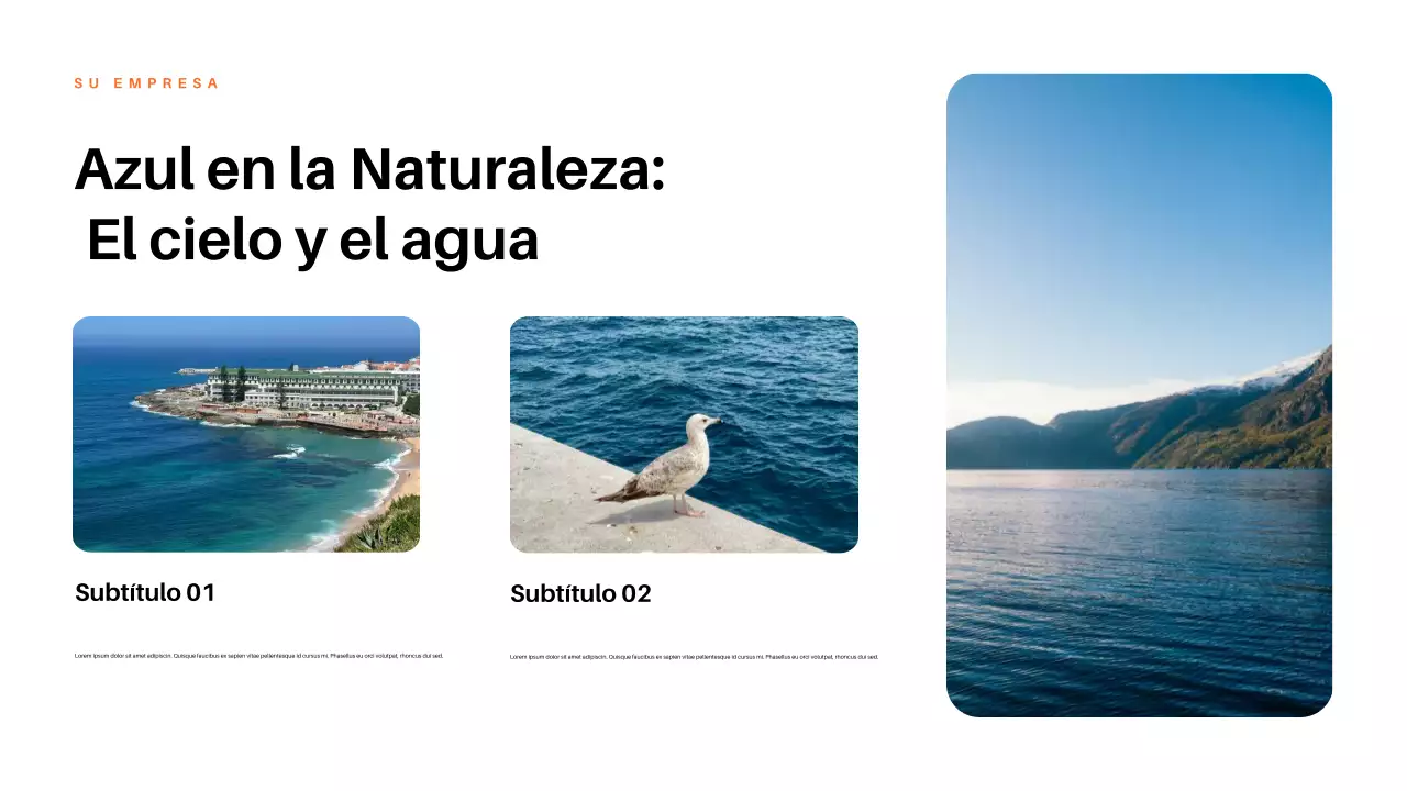 Presentación de la naturaleza estética roja