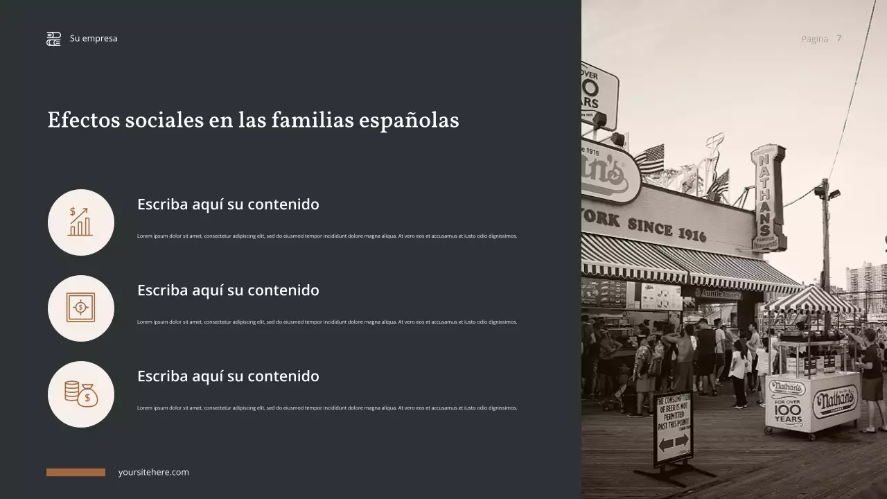 Presentación de la historia de Brown Vintage