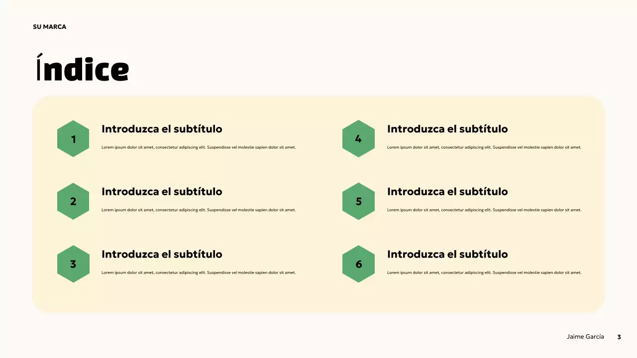 Presentación de salud mental en negrita naranja