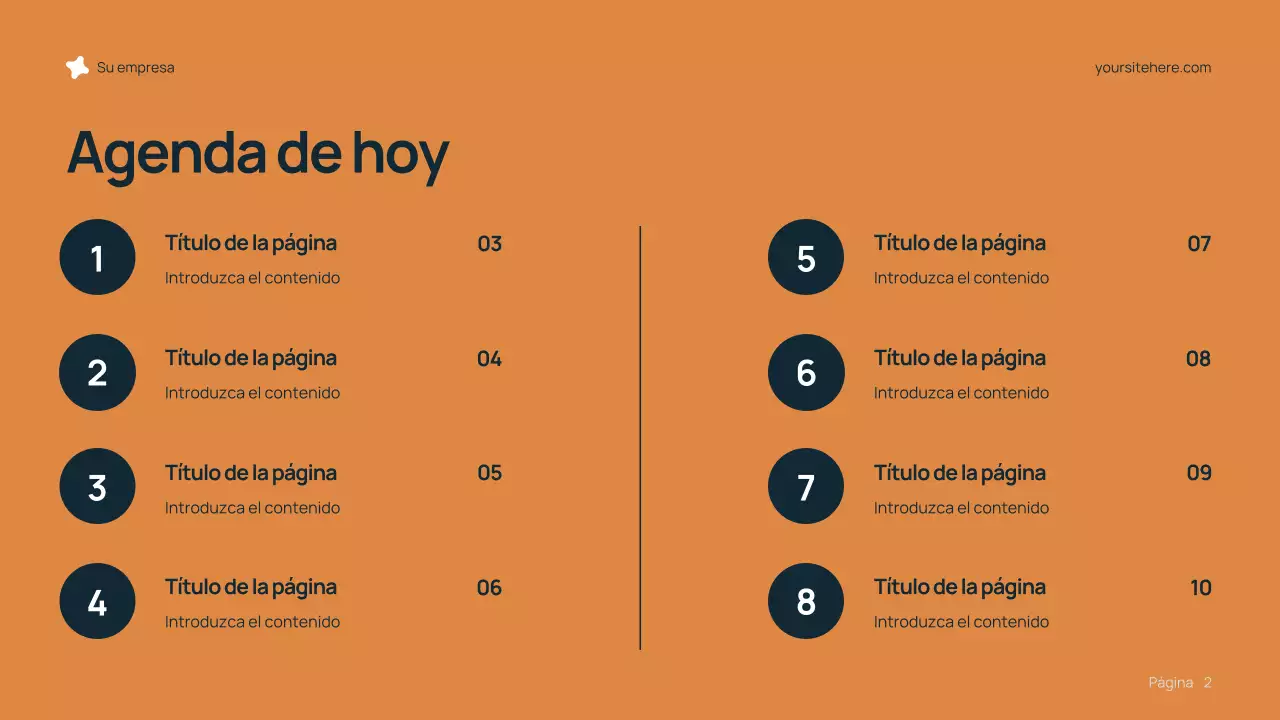 Presentación de carrera moderna azul