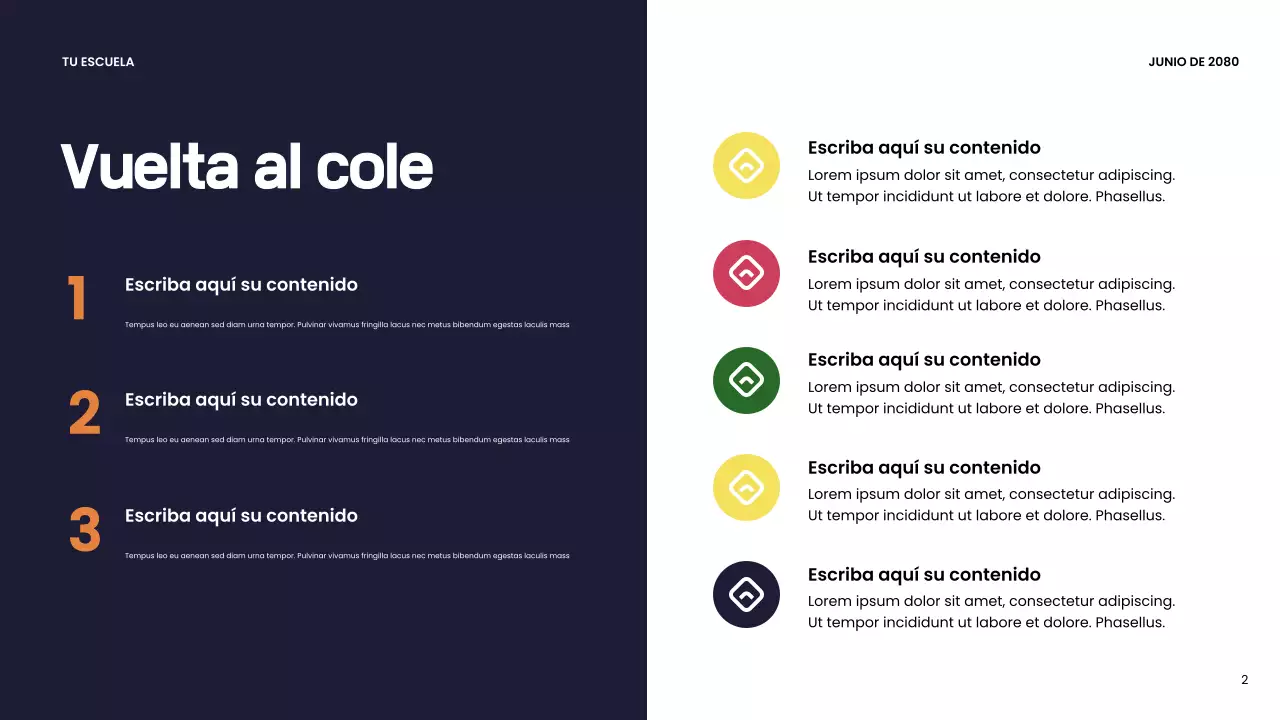 Presentación de la Escuela Moderna Naranja