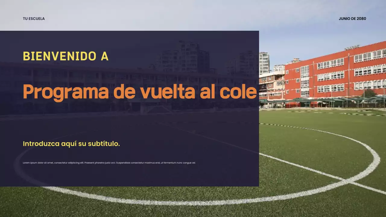Presentación de la Escuela Moderna Naranja