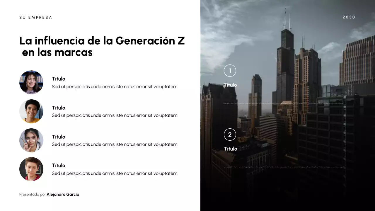 Presentación de la cultura moderna negra