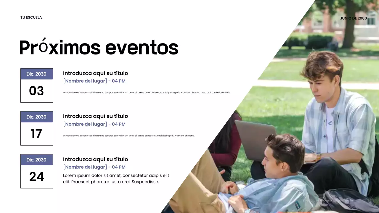 Presentación de la Escuela Moderna Naranja